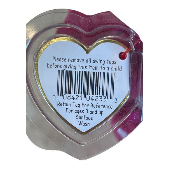 Vintage Ty Beanie Baby Valentina Bear - Picture 5 of 8